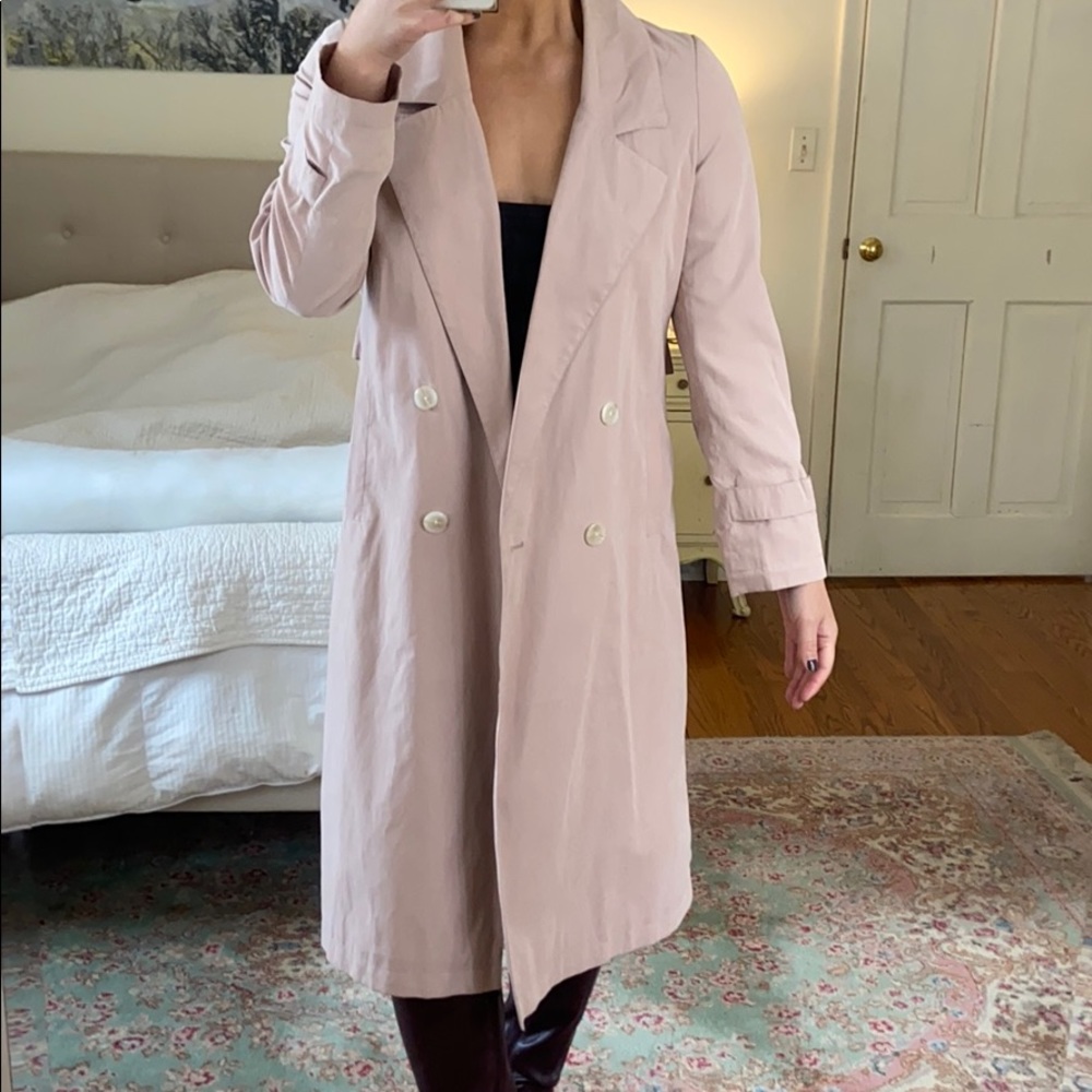 Dusty Pink Trench